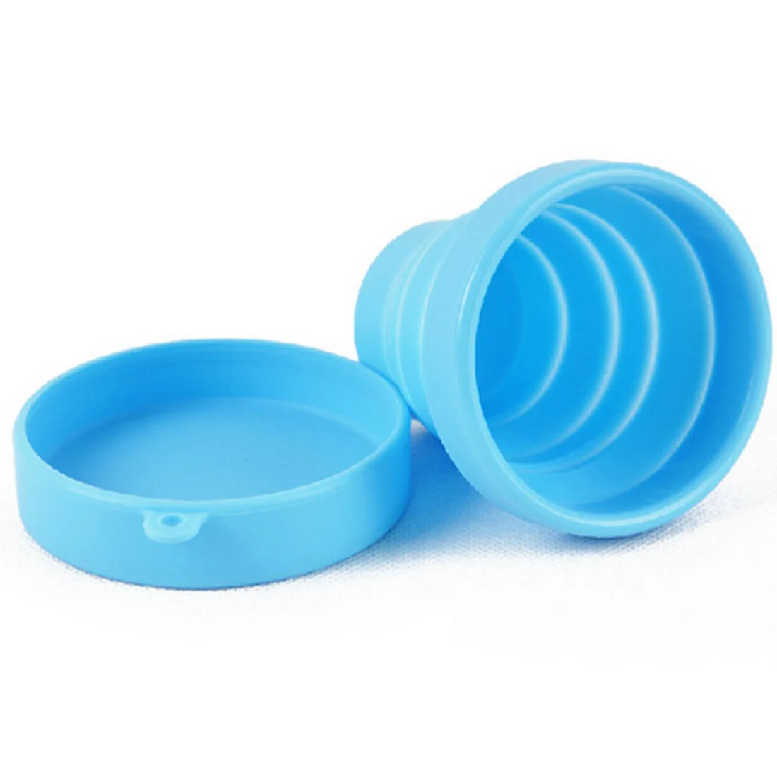 170 мл выдвижной Портативный силиконовые кружки складной универсальным шнуром