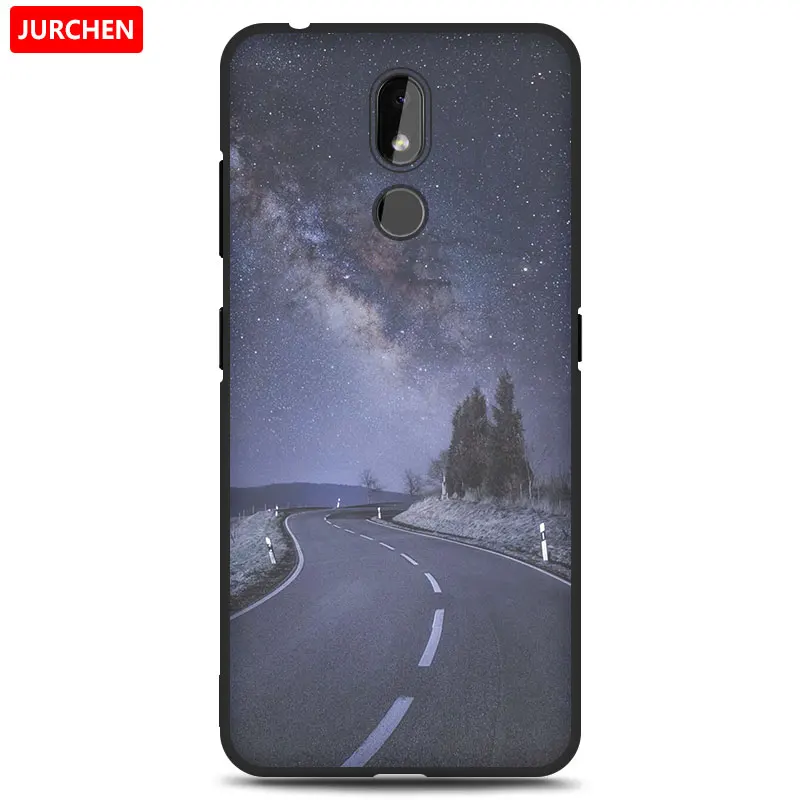 22 Чехол jurchen для Nokia 3,2 силиконовый чехол Мягкие Мультяшные из ТПУ милый цветок собака кошка Ультратонкий чехол для Nokia 3,2 Nokia3.2Back Cover - Цвет: 22
