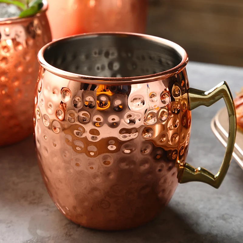 2 шт. кружки для москского Мула из нержавеющей стали 18 унций Коктейльные