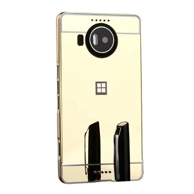 Зеркальная задняя крышка чехол для Microsoft Nokia Lumia 950 5 2 &quot950xl Алюминиевый