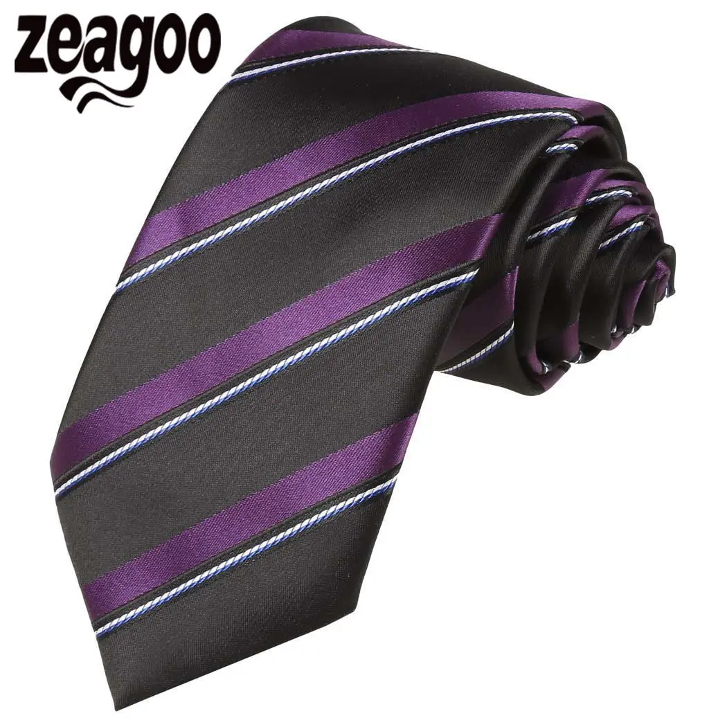 Ни один Полосатый Классический галстук Для мужчин аксессуар Галстуки плед |