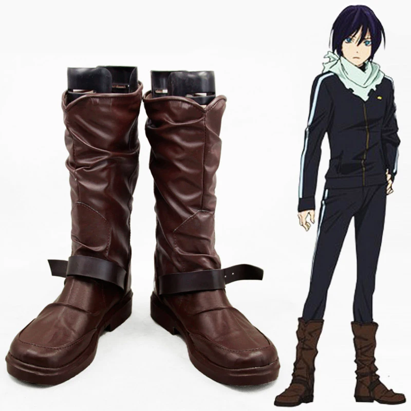 Обувь для косплея аниме Noragami Yato мужские и женские кожаные ботинки Индивидуальный