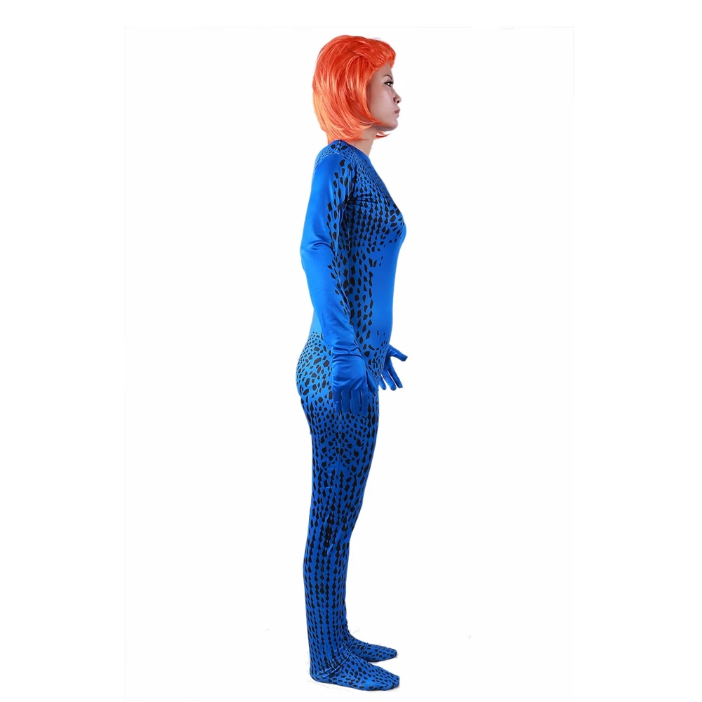 Coslive X-Для мужчин Mystique комбинезон платье леди пикантные праздничный костюм