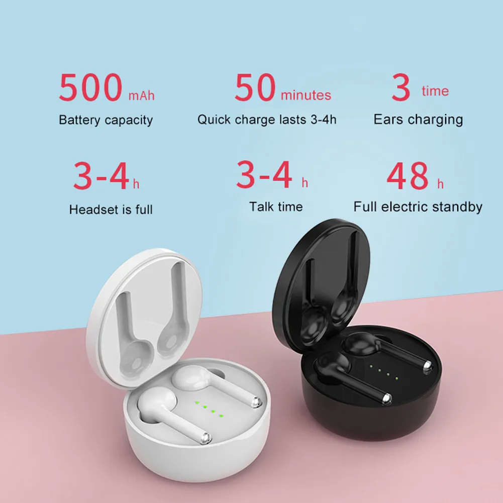 TW40 TWS Беспроводные Bluetooth 5 0 наушники Super Bass 6D 3D HiFi стерео гарнитура Handsfree Call