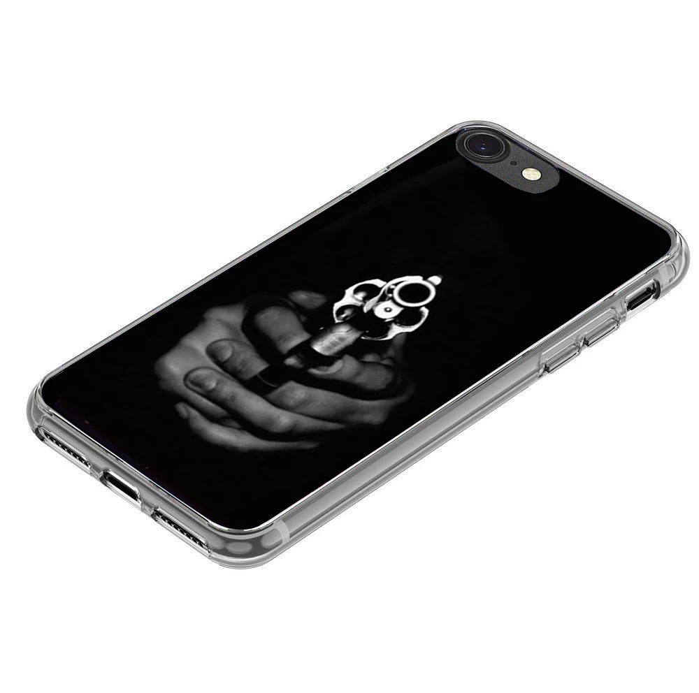 Для iPhone X 8 7 плюс 6 S 5 5S SE Мягкие силиконовые ТПУ Защитная хороший Книги об оружии