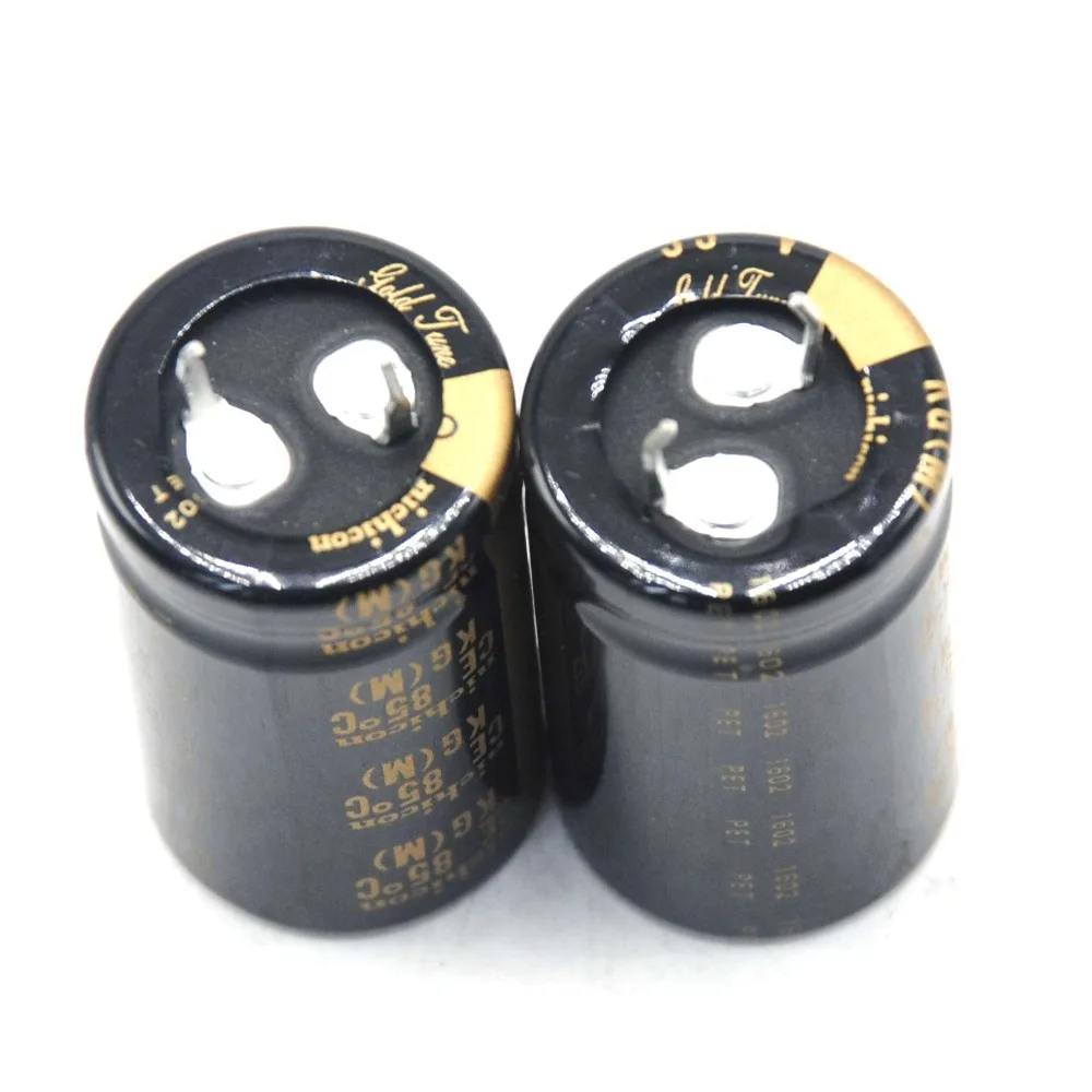 

2pcs KG Gold Tune 6800UF 35V Electrolytic Capacitors Good for Amplifier