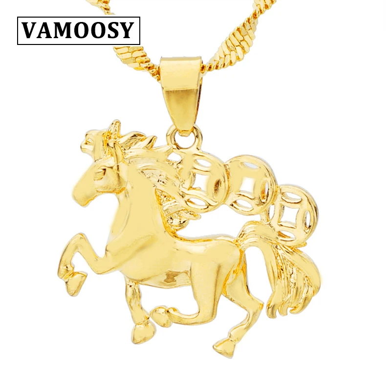 VAMOOSY новинка 2018 года модная массивная Подвеска для женщин ювелирные изделия из 24