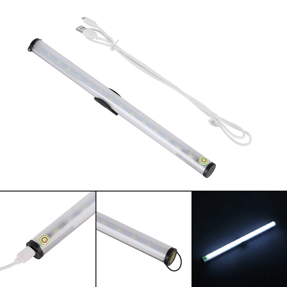 15leds ABS Светодиодный светильник для шкафа с PIR датчиком движения 22 светодиодный s сенсорный контроль с регулируемой яркостью USB Перезаряжаемый светодиодный ночник для кухни с батареей - Цвет: 15leds ABS