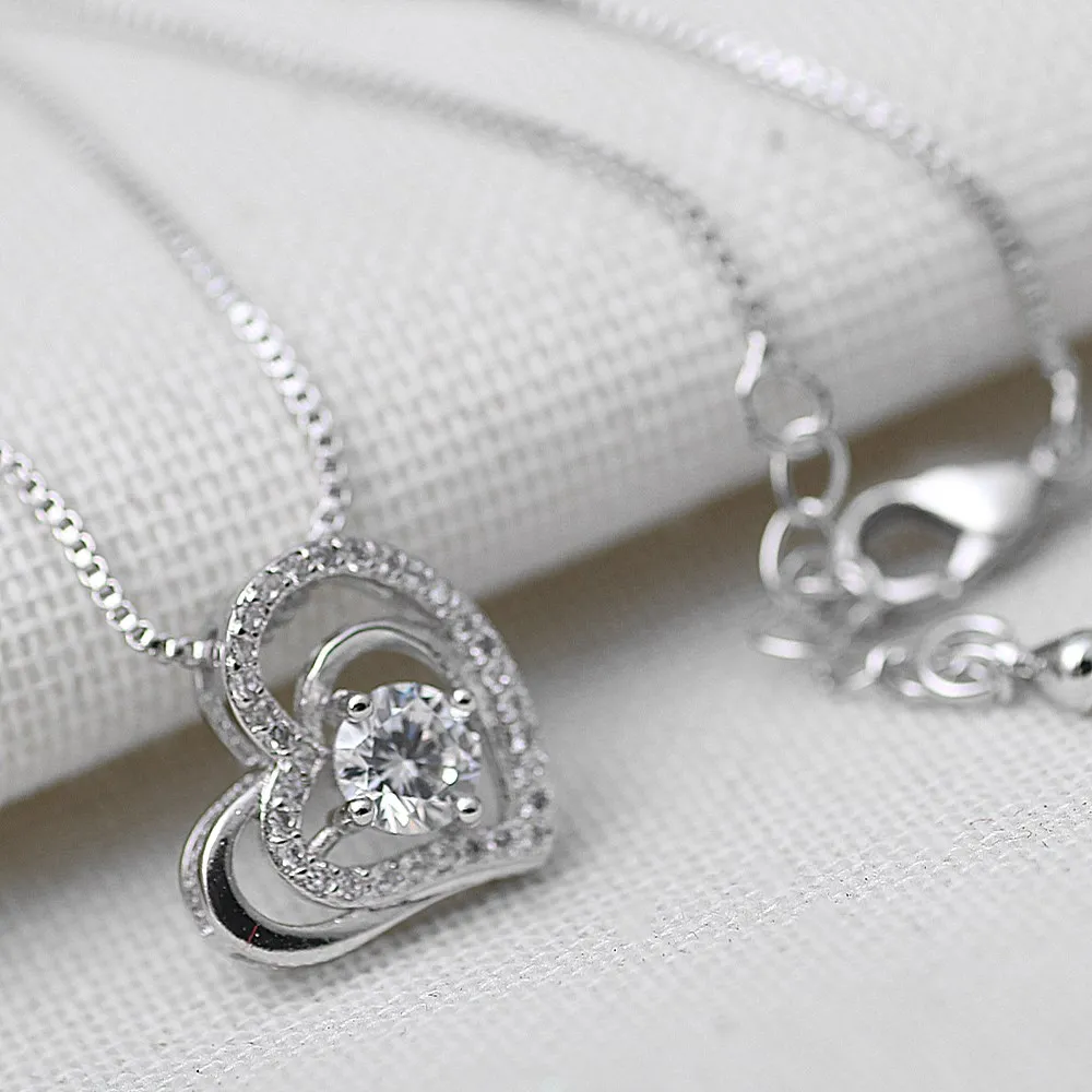 Женская Ослепительная бижутерия оптовая продажа подвеска из розового золота