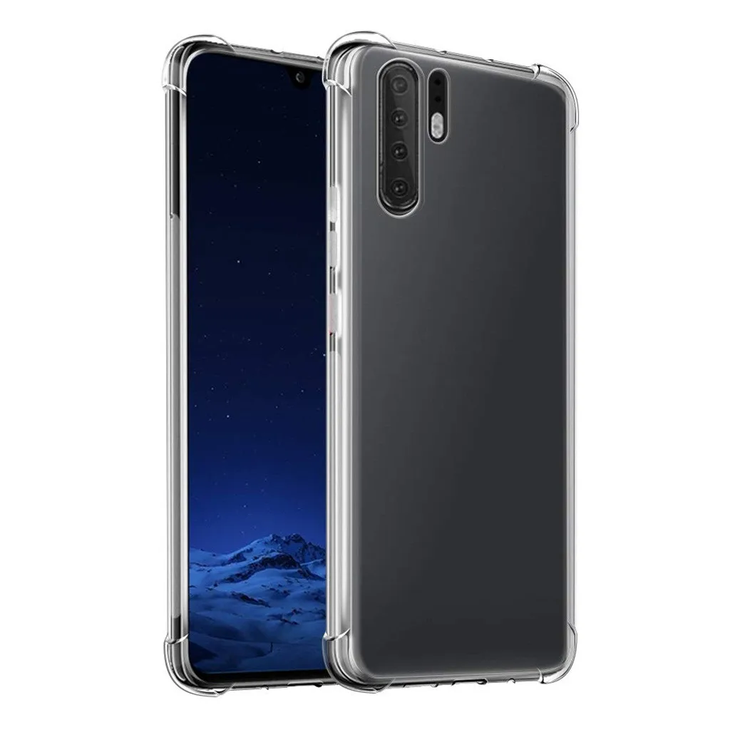 Прозрачный чехол для телефона Huawei P30 Pro 6 47 Дюймов прозрачный мягкий резиновый