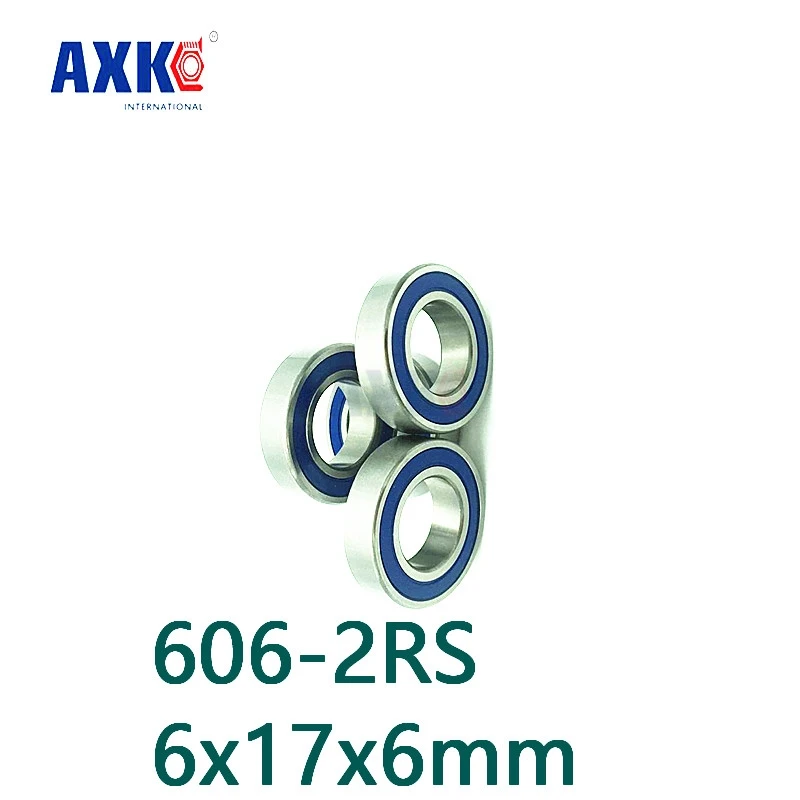 Axk Бесплатная доставка 606-2rs 606 Гибридный Керамический шарикоподшипник с глубоким