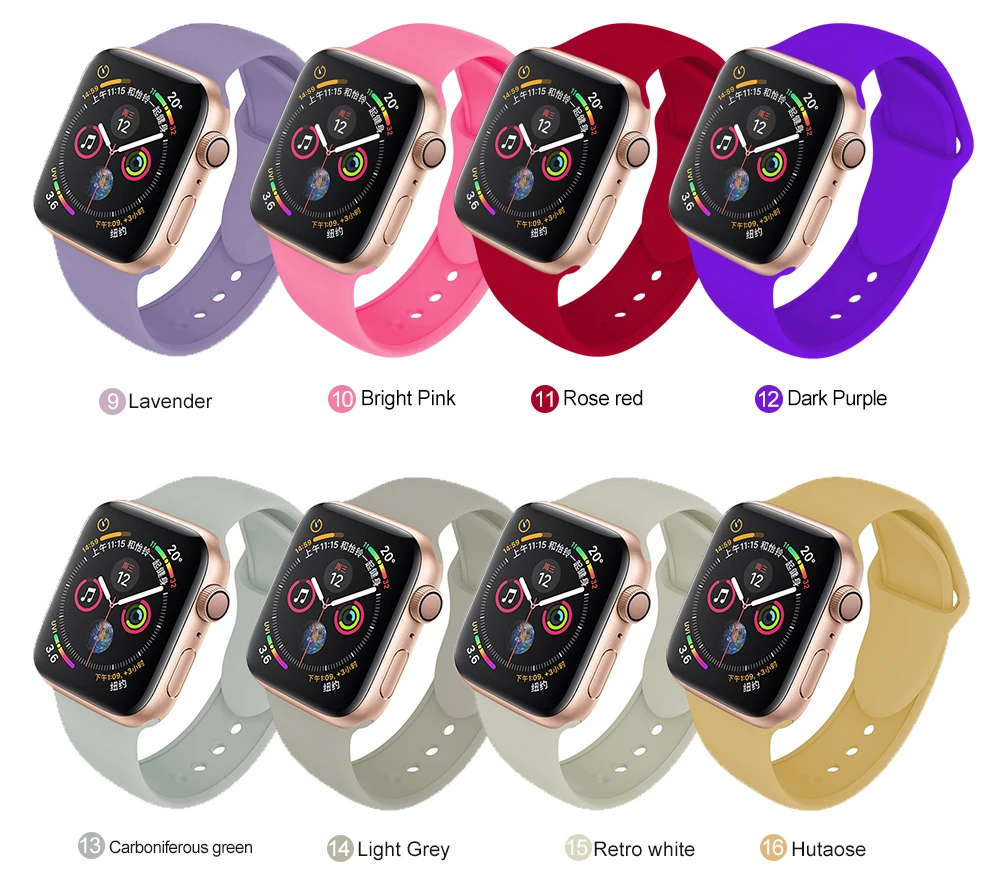 SCELTECH мягкий силиконовый сменный спортивный ремешок для 38 мм Apple Watch Series1 2 42 мм ремешок для наручных браслетов для iWatch Sports Edition