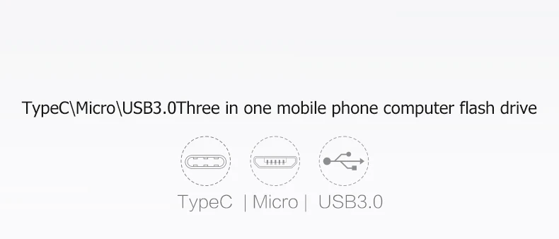 BanQ C80 type-C/Micro/USB 3,0 три в одном USB флеш-накопитель 32 Гб металлический флеш-накопитель 64 ГБ тип C Высокоскоростной флеш-накопитель 16 Гб