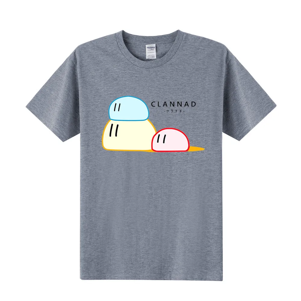 Япония аниме Кланнад Футболка Мода Dango Daikazoku футболка для мужчин короткий рукав