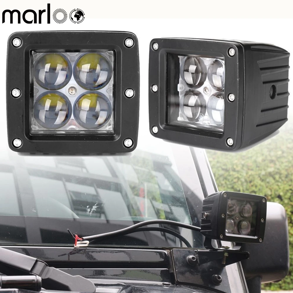 Marloo 1 шт. 50 дюймов 384 Вт светодиодсветодиодный Автомобильная световая балка Wrangler 2