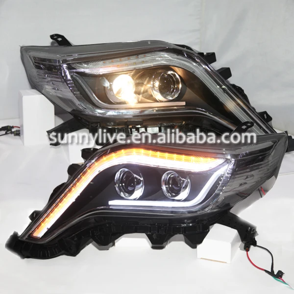 

led Headlamp projector lens headlight For Toyota Land Cruiser Prado 2014 LF