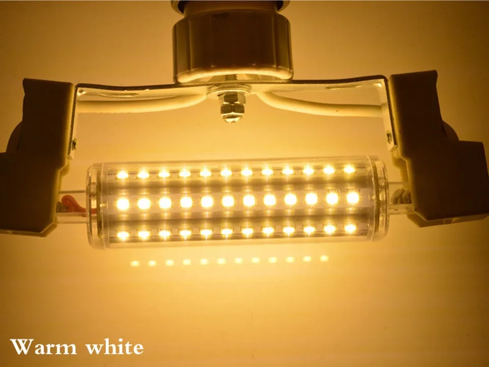 Затемнения 10 Вт 118 мм LED R7S лампы 360 градусов высокая яркость SMD2835 R7S светодиодные лампы заменить 100 Вт традиционные галогенная лампа AC110-240V