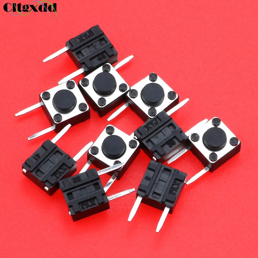 Cltgxdd 6X6X4 3/4 5/5/5 5/6/7/7 5/8/9 мм тактильный переключатель кнопочный SMD 2pin микро для