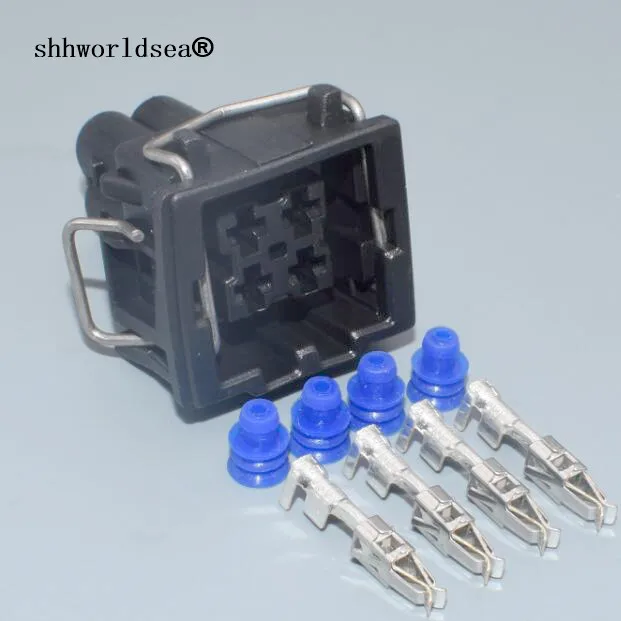 Штепсельная Вилка shhworldsea 4 pin 3 5 мм для кондиционера Passat B5 A4 A6 S4 S8 8D0 959 482 B 357 919 754