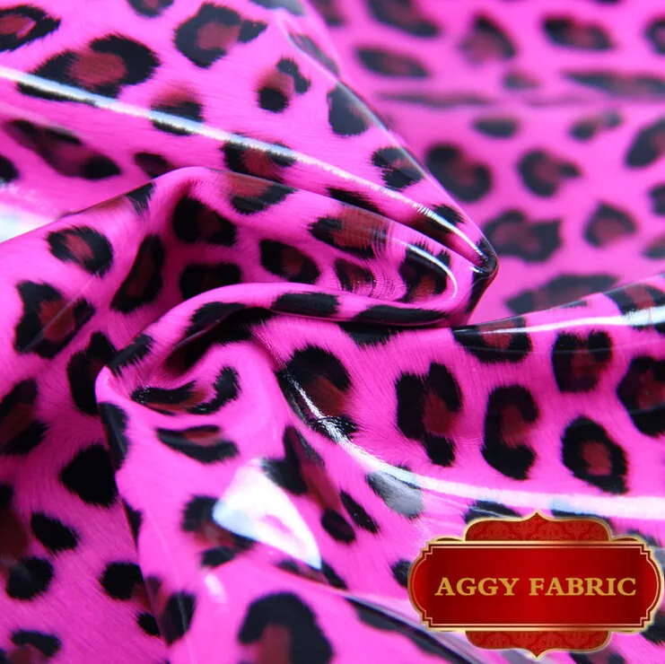 Искусственная кожа искусственная блестящая эластичная леопардовая для шитья