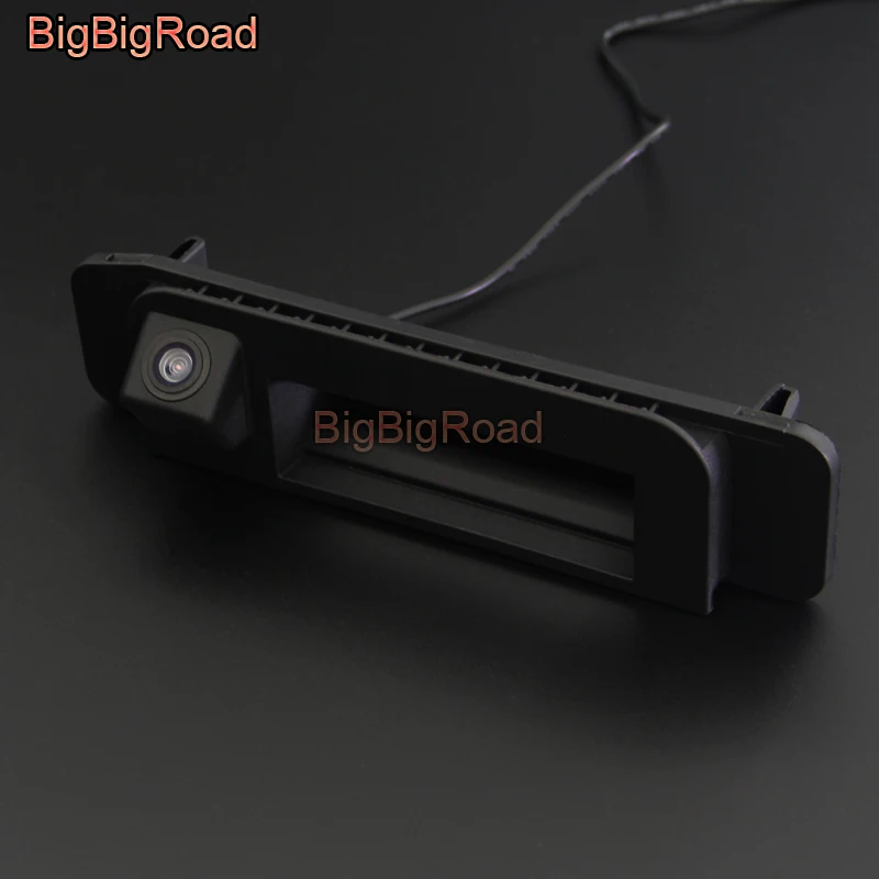 

BigBigRoad Car Trunk Handle Rear View Camera For Mercedes Benz CLA Class MB C117 CLA180 CLA200 CLA220 CLA250