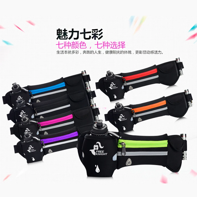 

Multi-Functional Female Stretch Waist Bag Unisex Sport belt Bag Male waterproof running bag