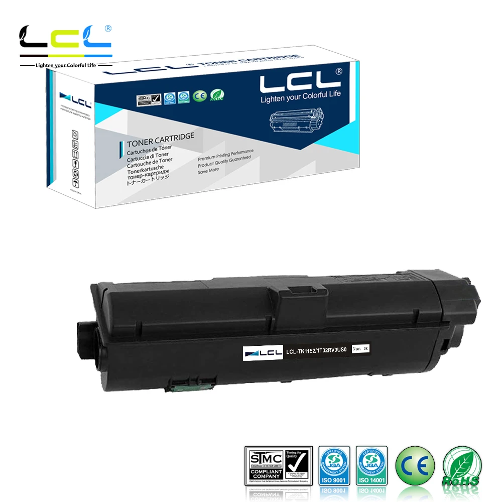 

LCL TK1152 TK-1152 1T02RV0US0 (1-Pack Black) Toner Cartridge Compatible for Kyocera ECOSYS P2235dw Kyocera ECOSYS M2635dw