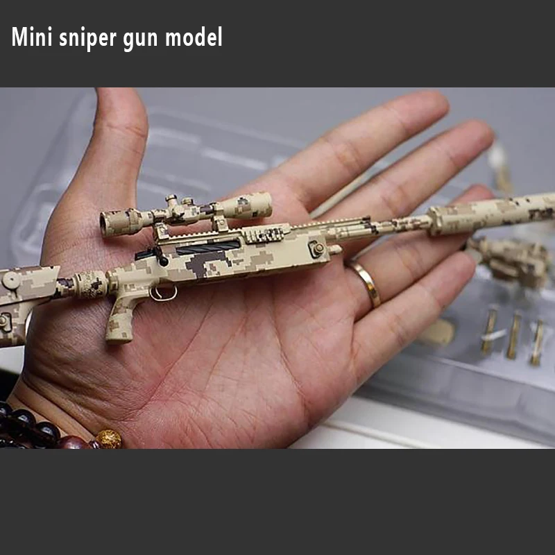 ZYTOYS масштаб 1/6 модель ружья MK15 TAC-50 пустынный камуфляж собранная снайперская винтовка игрушки модель ружья для 12 дюймов солдат фигурка
