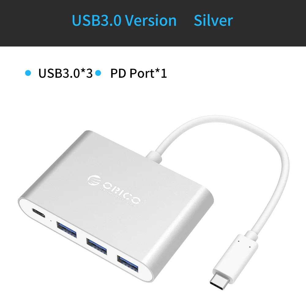 ORICO USB HUB Кабель-Переходник USB C на HDMI RJ45 VGA Тип-C PD адаптер для Mac/samsung Galaxy/huawei Тип C USB 3,0 концентратор