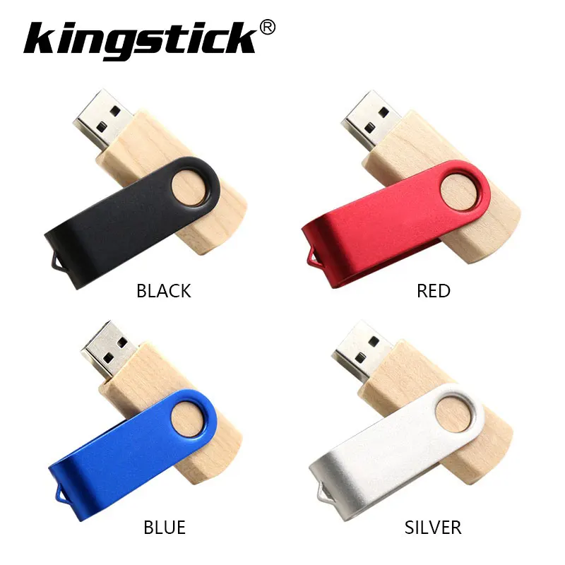 Custom LOGO New style wood Pendrive 4 цвета 64 ГБ 32 16 8 Гб Thumbdrive USB флешка флешка|USB флэш-накопители| |