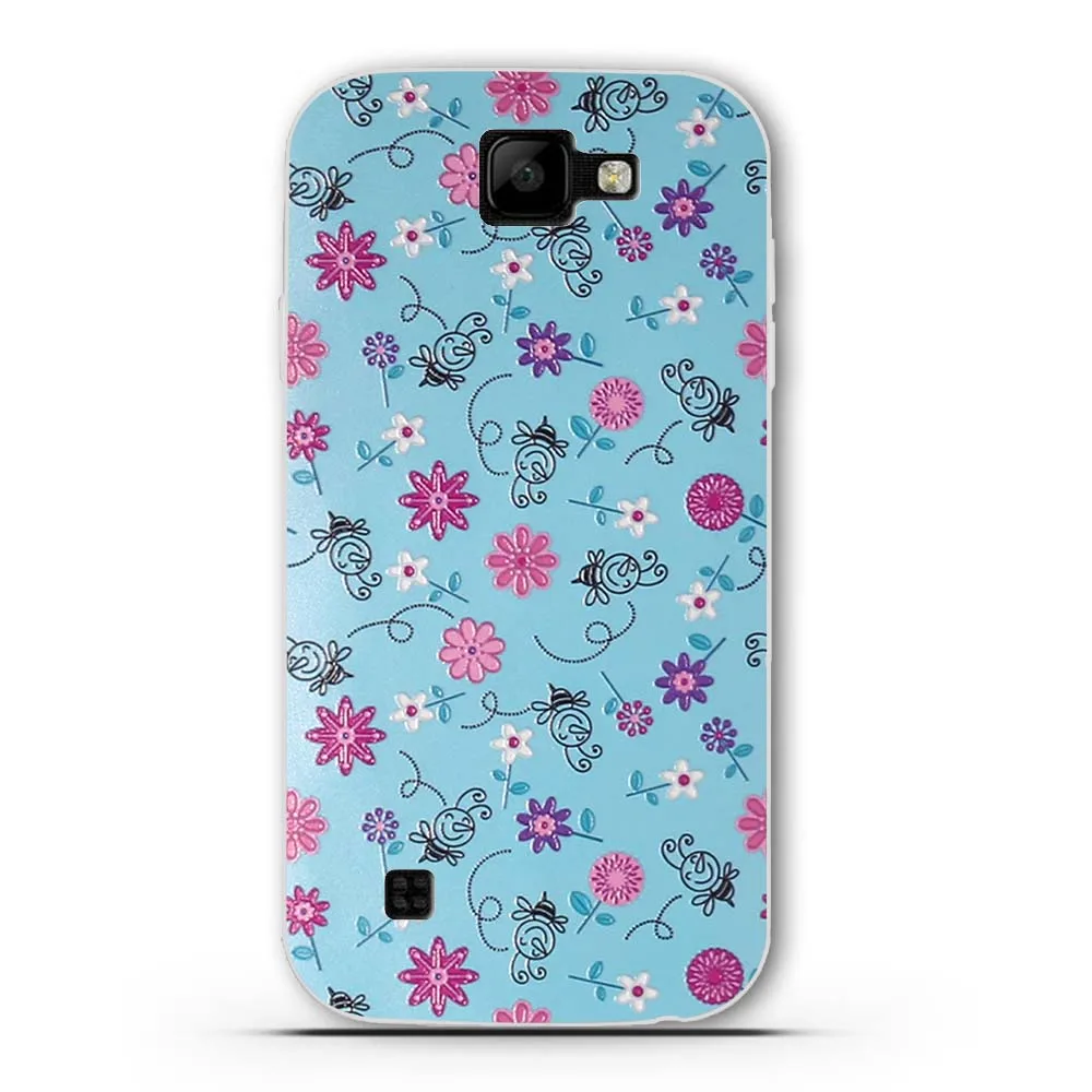 Чехол для телефона LG K3 2017 K100 LS450 4 5 дюйма Мягкий ТПУ силиконовый чехол с цветочным
