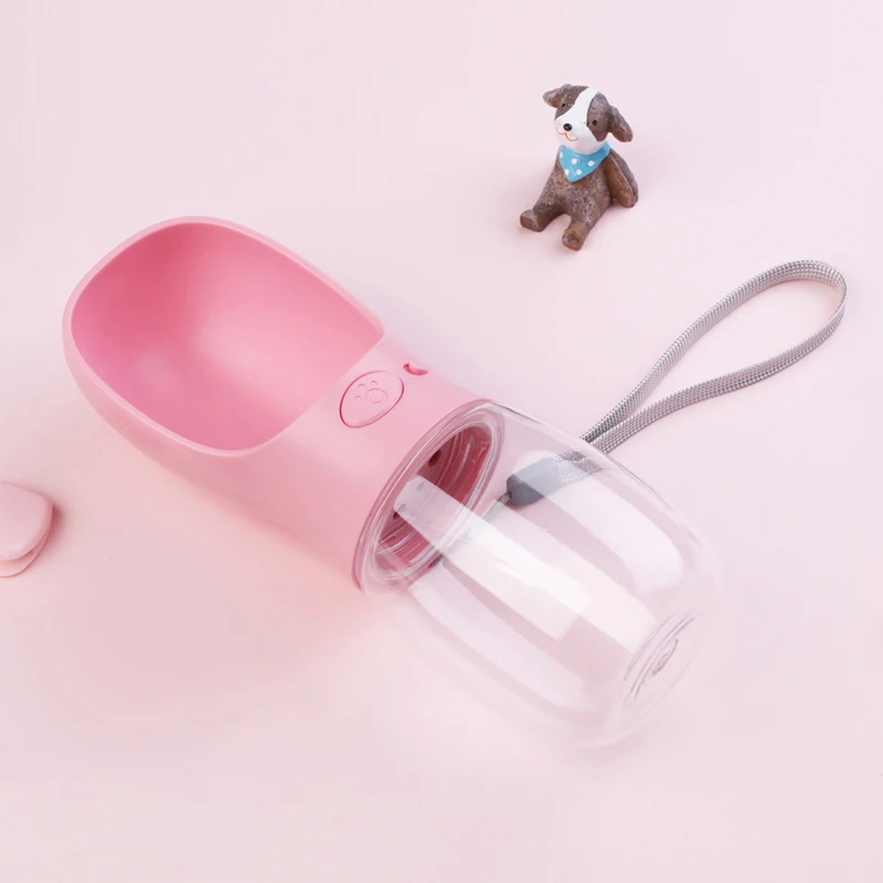 Портативный Щенок домашнее животное кот бутылка для воды дорожная уличная