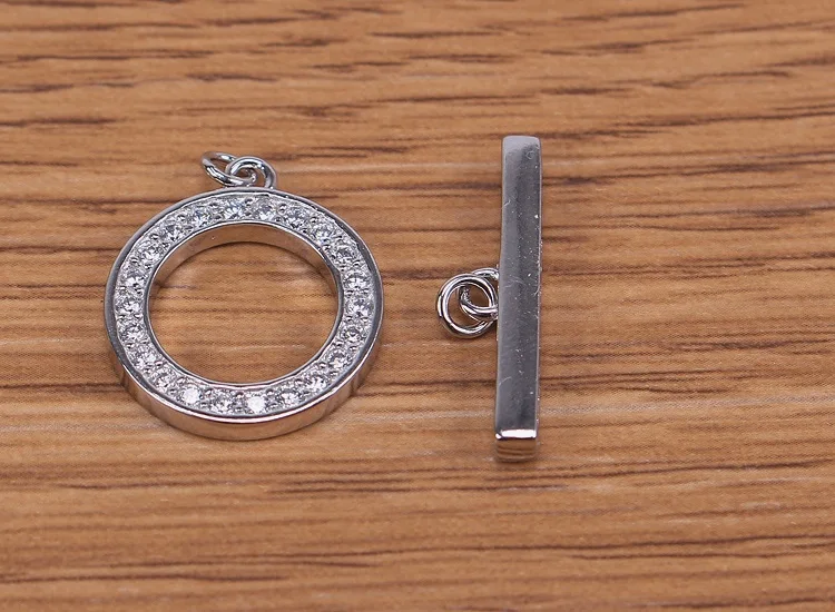 Серебро 925 формы Сердца пряжка Разъем Ювелирных Изделий для DIY Ожерелье Браслет