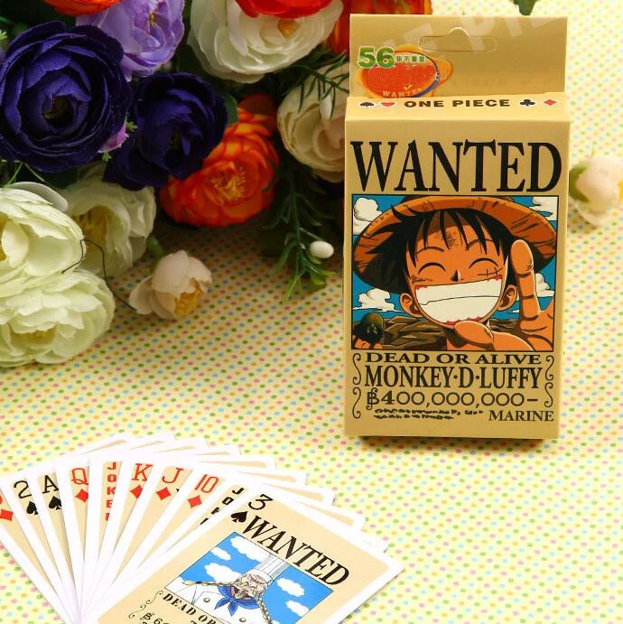 16 см 54 шт./упак. маскарада вечеринки в стиле Аниме представления Luffy Wanted коллекция
