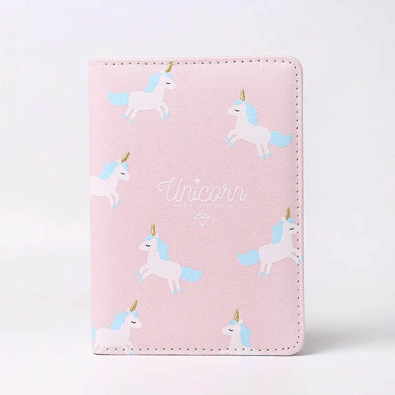 pink unicorn Kawaii Единорог блокнот с кошкой канцелярские принадлежности дневник ежедневник карманный блокнот планировщик еженедельная книга живопись путешествия школьные принадлежности sl1374 - Цвет: pink unicorn