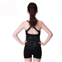 back brace belt men orthopedic corset back support belt fajas lumbares metal straps spine support belt large size m l xl xxl