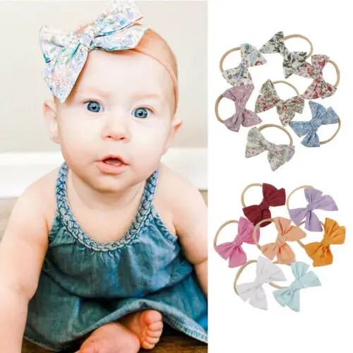 2019 Новинка детский малышовый комплект для маленьких девочек повязка на голову с