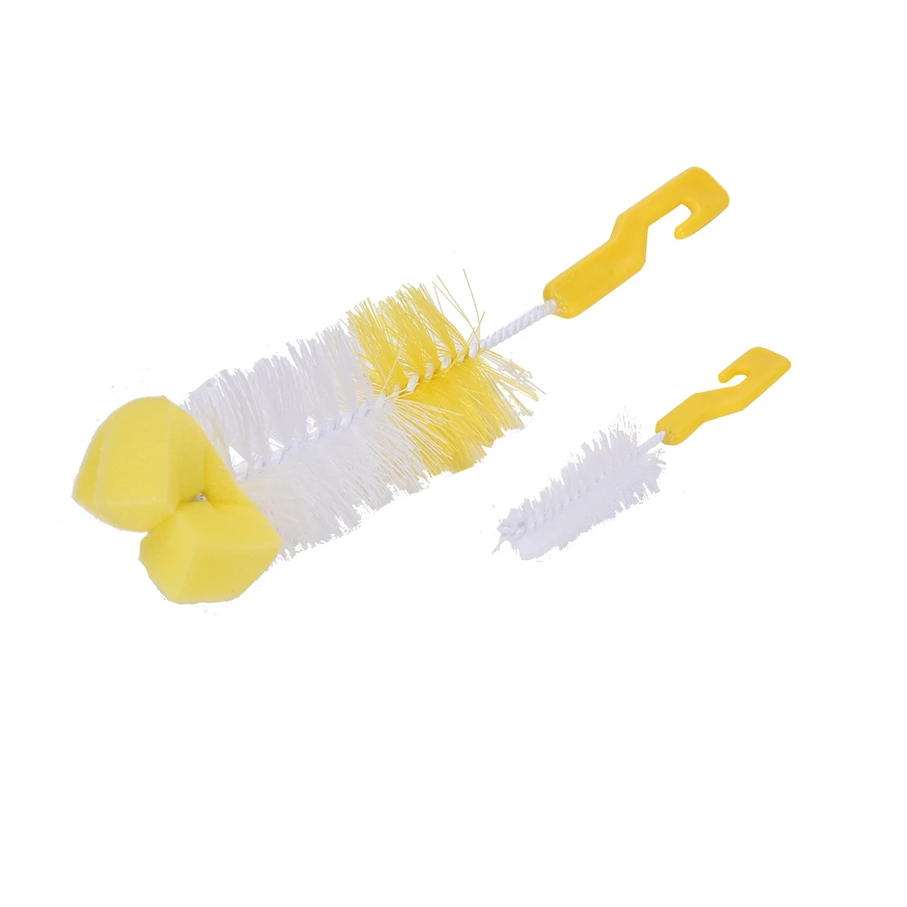 Детские молочные бутылки соски чистые щетки губка очиститель с соской щетка 360