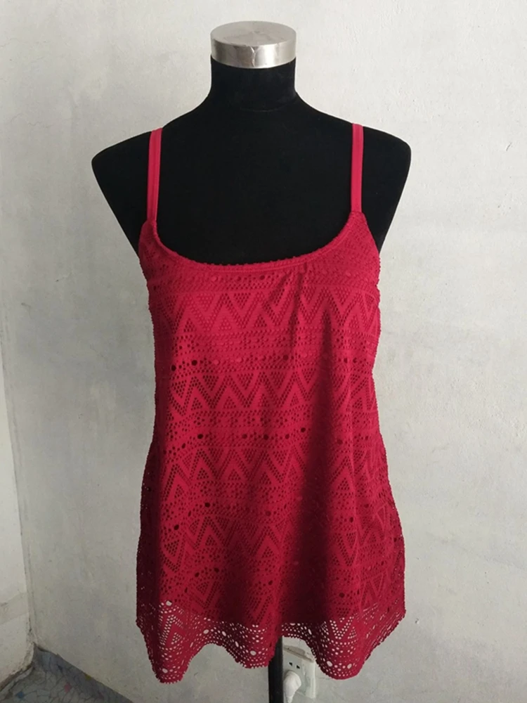 Сплошной танкини размера плюс купальник 5XL больших размеров Топ Танкини