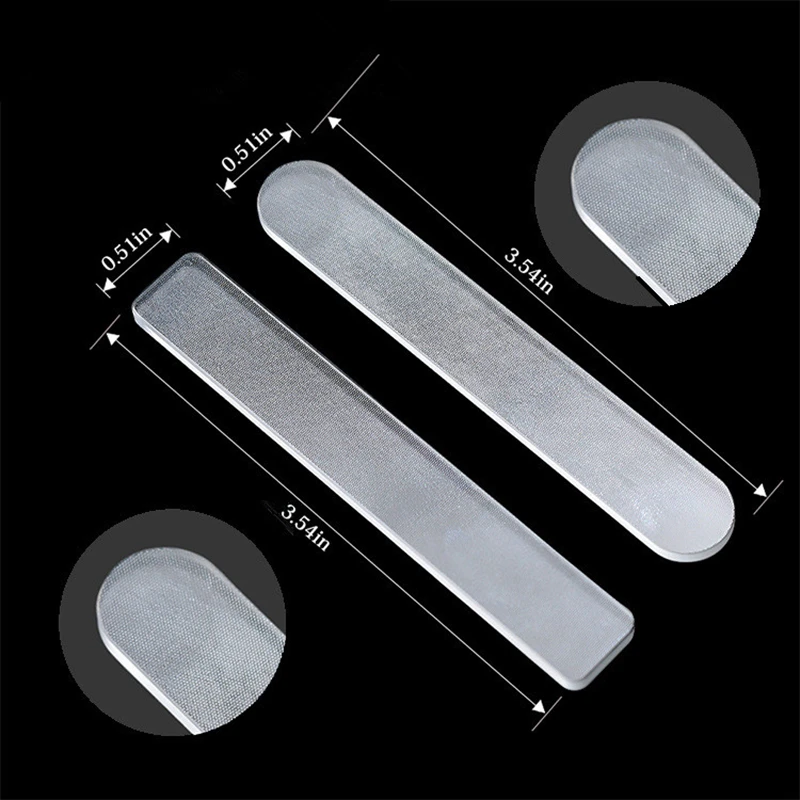 Пилка для ногтей из стекла нейл арта нанополировки кристалл уведомление о ногтях