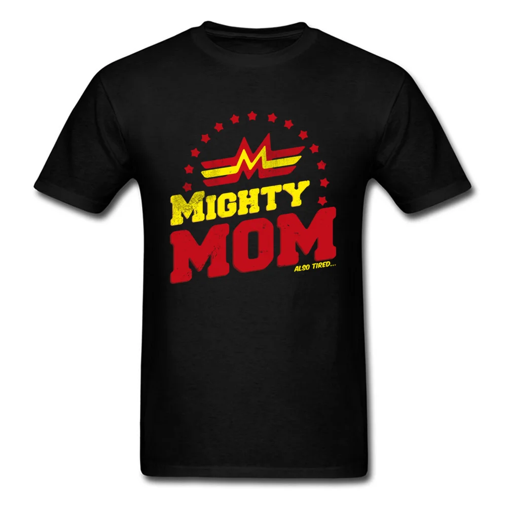 Футболка с надписью Mighty Mom Dad Одежда для мужчин и женщин Одинаковые футболки
