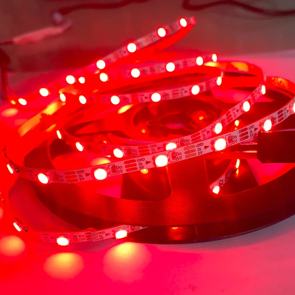 Прибор приемно-DC5V SK6812 мини 3535 5050 светодиодный пиксельный RGB ленты RGBW, 1 м, 2 м, 60 Светодиодный s/М, 4 мм, 5 мм, гибкая печатная плата не 60 пикс./м как WS2812B