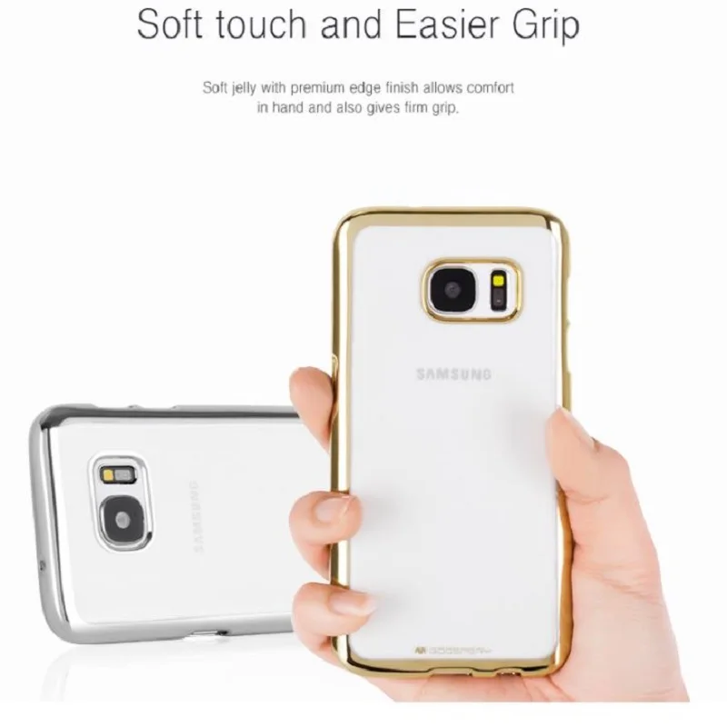 Оптовая продажа mercury goospery для SAMSUNG GALAXY NOTE 8 5 S7 S8 S9 EDGE PLUS RING 2 JELLY прозрачный чехол