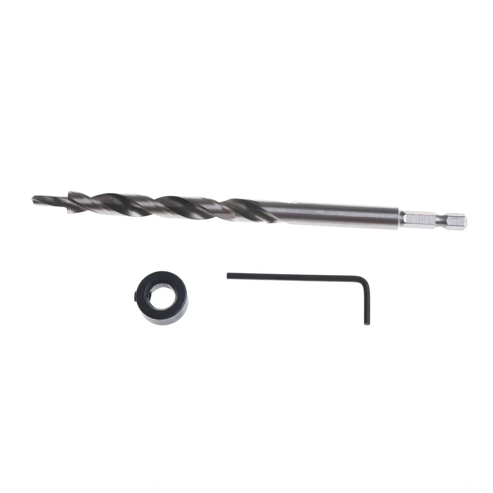 1 компл. 1/4 &quotшестигранное карманное отверстие спиральное ступенчатое сверло +