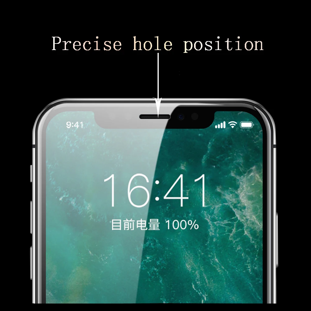 Закаленное стекло 9H для iPhone 7 /7 plus / 8/ 8 /XS Max/XR 100 шт. защитная пленка экрана высокой