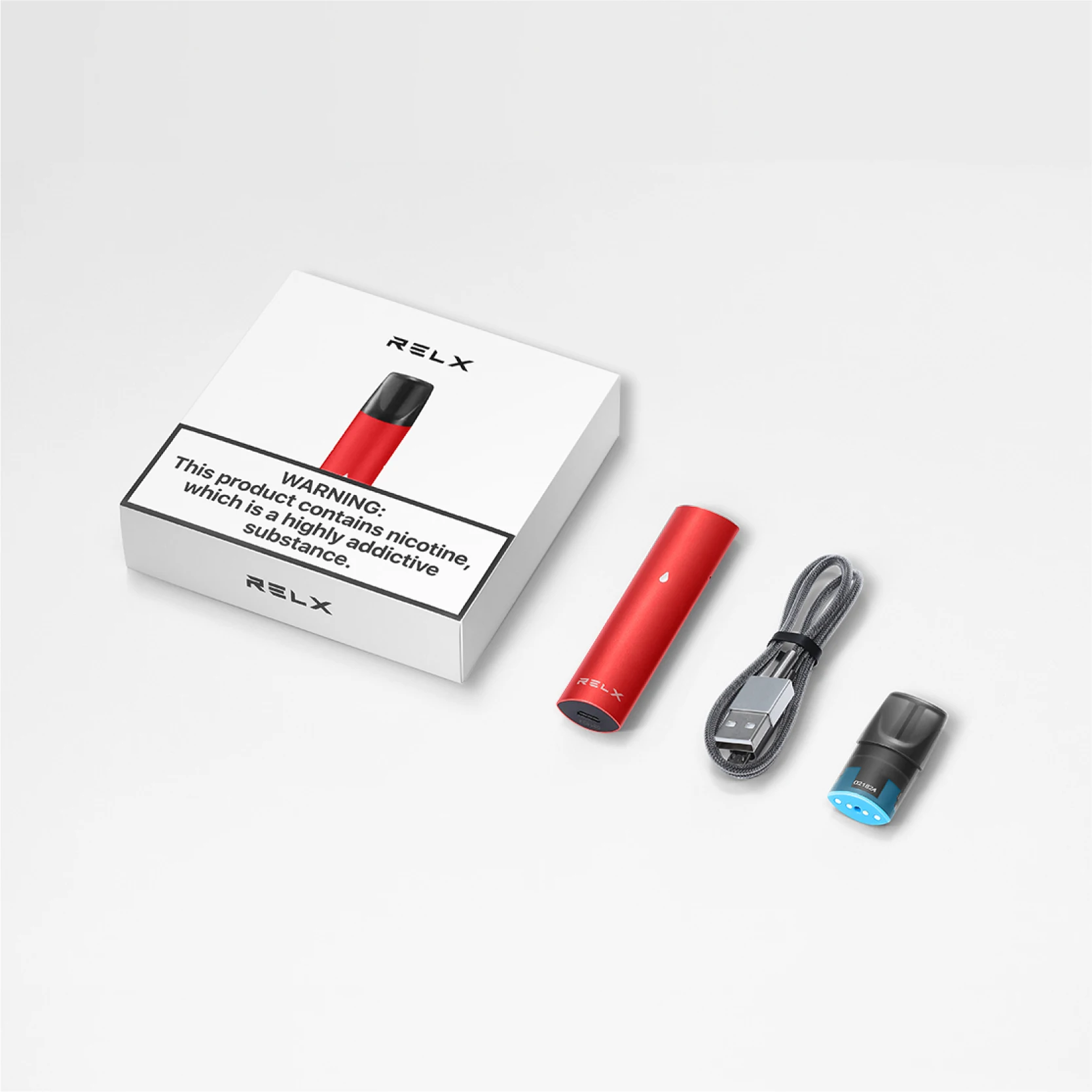 RELX Classic Starter Kit Electronic Vape E-Cig Pen E-cig MOD Vaper Atomizer Red Quick Charge 350mAh Build-in Battery | Электроника