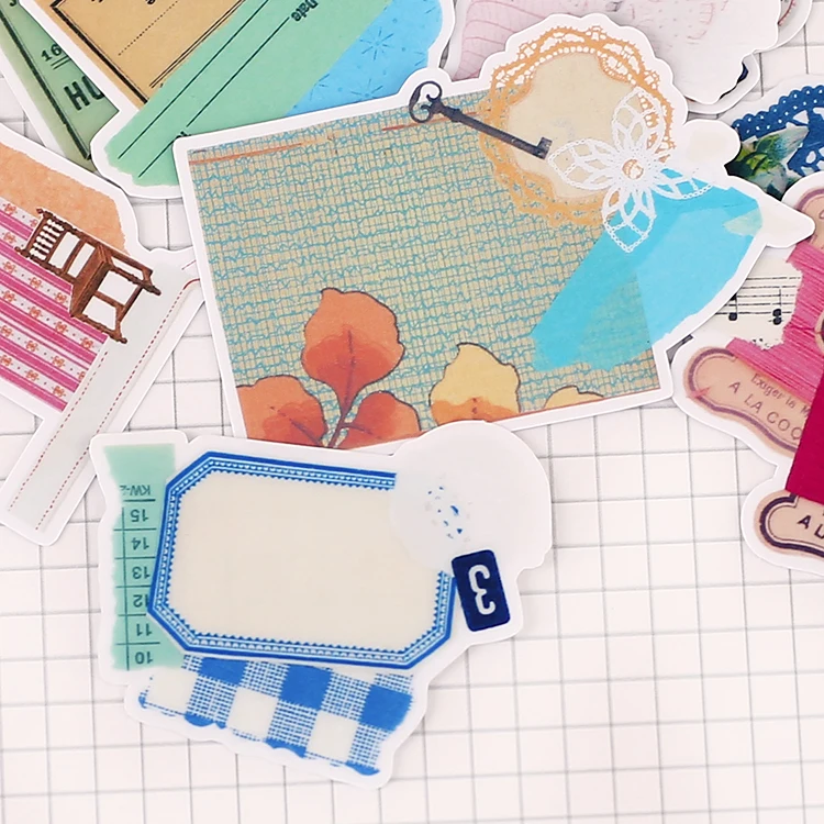 42 звёздочка креативный милый самодельный кружевной коллаж наклейка для