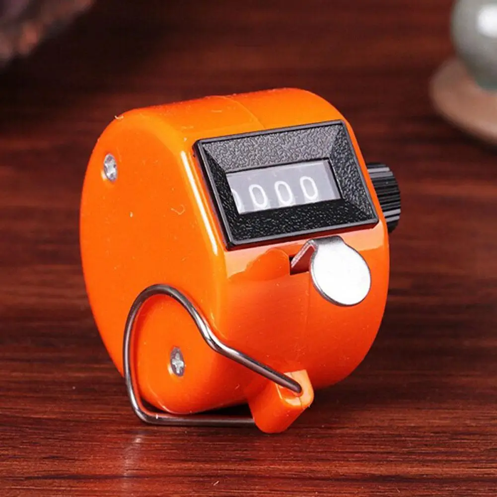 Ручной счетчик счетчика металла 4 значный номер гольфа ручные счетчики нажатие