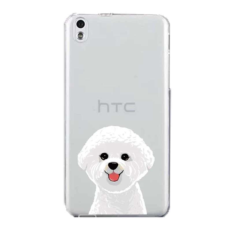 Мягкий прозрачный чехол для телефона из ТПУ с изображением лисы HTC D820 M8 M9 A9 панды