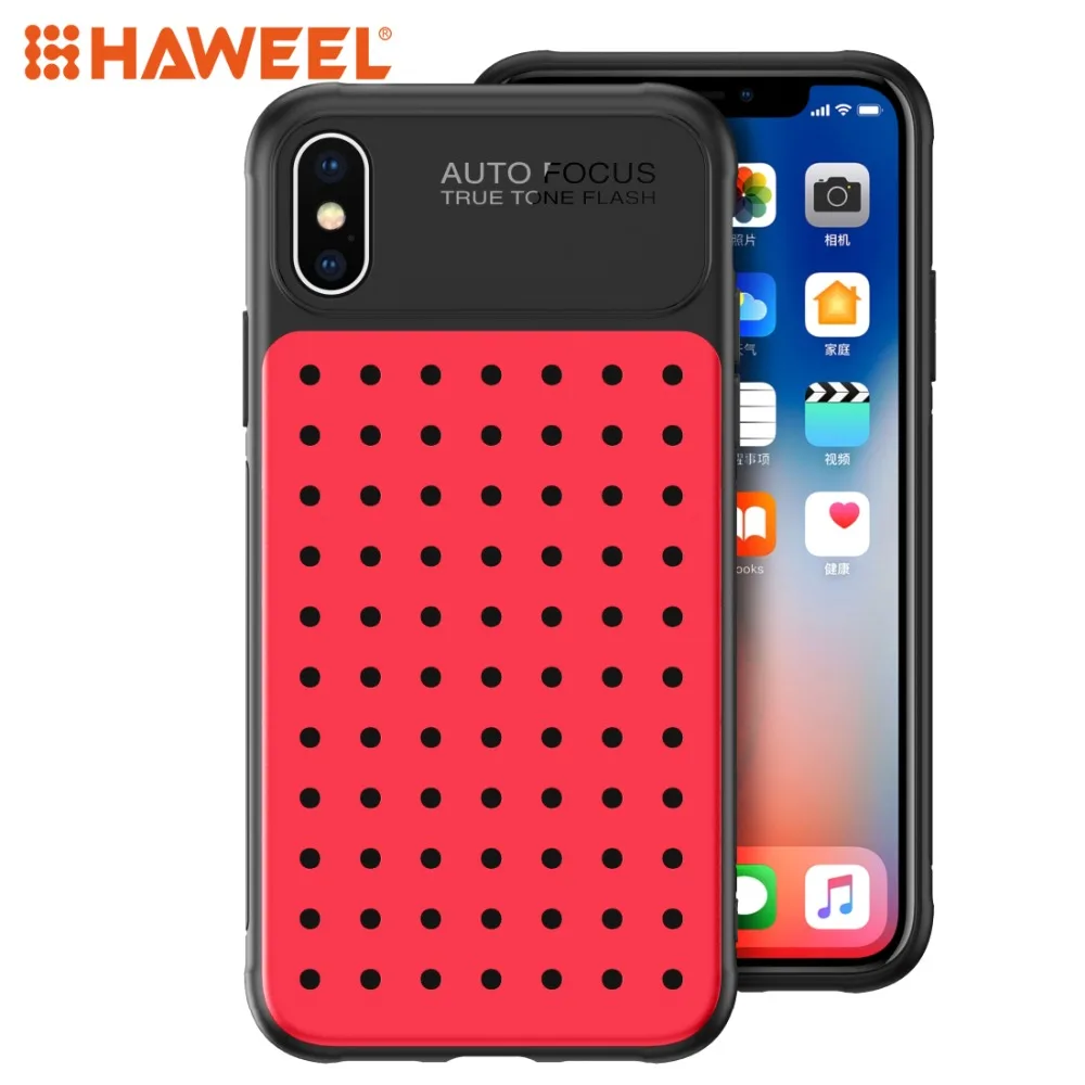 Чехол для телефона HAWEEL iPhone X / XS Max /XR сетчатый дышащий ПК + ТПУ противоударный